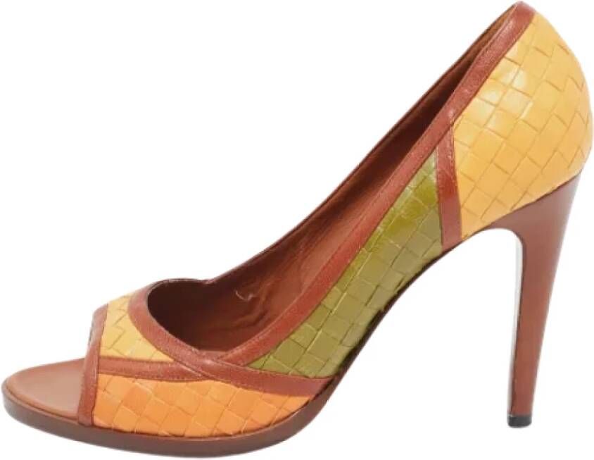 Bottega Veneta Vintage Pre-owned Fabric heels Multicolor Dames