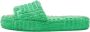 Bottega Veneta Vintage Pre-owned Fabric sandals Green Dames - Thumbnail 1