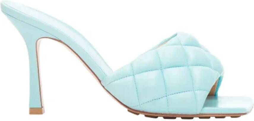 Bottega Veneta Vintage Pre-owned Leather heels Blue Dames