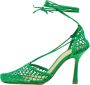 Bottega Veneta Vintage Pre-owned Leather heels Green Dames - Thumbnail 1