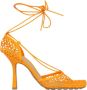Bottega Veneta Vintage Pre-owned Leather heels Orange Dames - Thumbnail 1