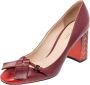 Bottega Veneta Vintage Pre-owned Leather heels Red Dames - Thumbnail 1