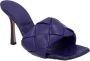 Bottega Veneta Vintage Pre-owned Leather mules Purple Dames - Thumbnail 1
