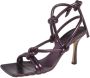 Bottega Veneta Vintage Pre-owned Leather sandals Purple Dames - Thumbnail 1