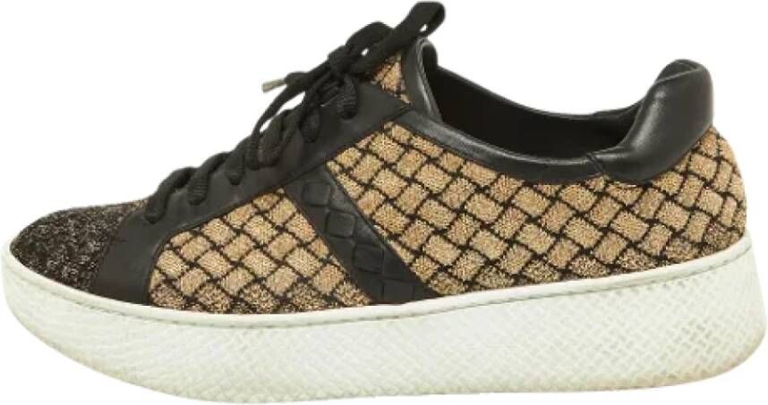 Bottega Veneta Vintage Pre-owned Leather sneakers Multicolor Dames