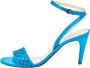 Bottega Veneta Vintage Pre-owned Satin sandals Blue Dames - Thumbnail 1