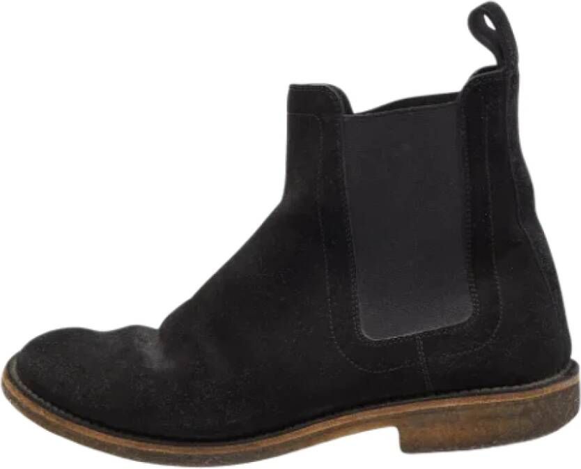 Bottega Veneta Vintage Pre-owned Suede boots Black Dames
