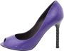 Bottega Veneta Vintage Pre-owned Suede heels Purple Dames - Thumbnail 1