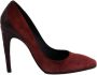 Bottega Veneta Vintage Pre-owned Suede heels Red Dames - Thumbnail 1