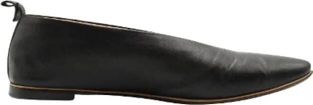 Bottega Veneta Vintage Tweedehands platte zolen schoenen Black Dames