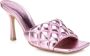 Bottega Veneta Padded heeled mules Roze Dames - Thumbnail 3