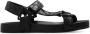 Bottega Veneta Zwarte Intrecciato Sandalen met Logo Black Heren - Thumbnail 1