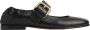 Bottega Veneta Zwarte platte schoenen met Intrecciato-detail Black Dames - Thumbnail 7
