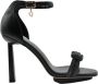 Braccialini Elegante Zwarte High Heel Sandalen Black Dames - Thumbnail 1