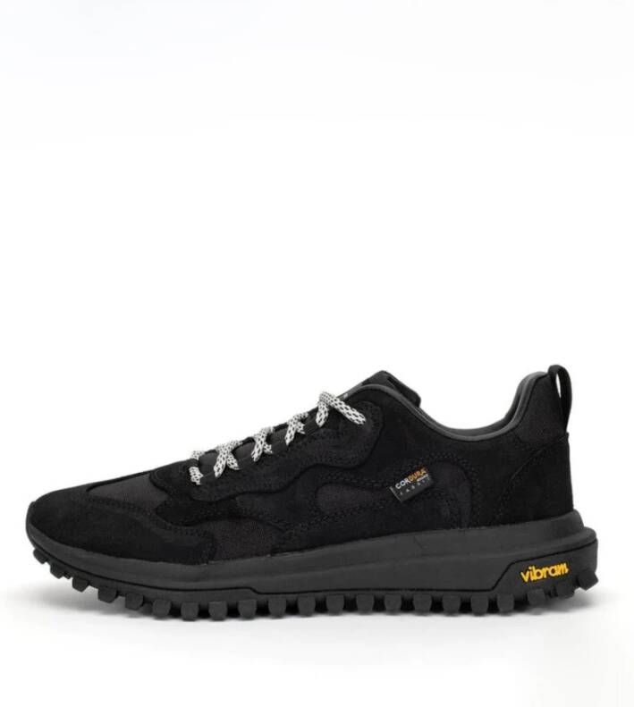 Brandblack Zwarte Cordura Trail Sneakers