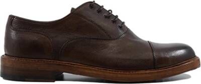 Brecos Leren herenschoenen Art. 9524E Brandy