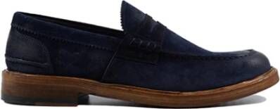 Brecos Suède Heren Loafer Blauw