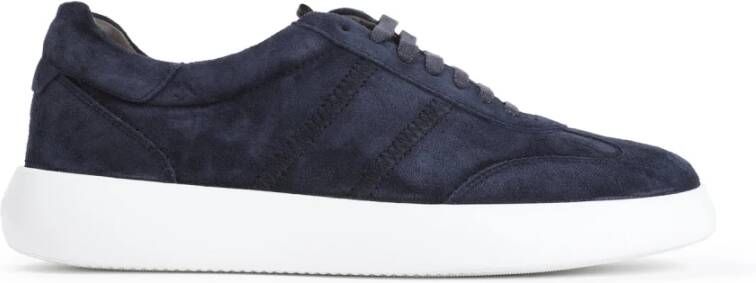 Brioni Navy Cassette Sneakers Blue Heren