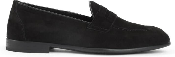 Brioni Zwarte Loafer Schoenen voor Mannen