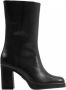 Bronx New-melanie 34197 Enkellaarsjes Enkelboots met rits Dames Zwart - Thumbnail 9