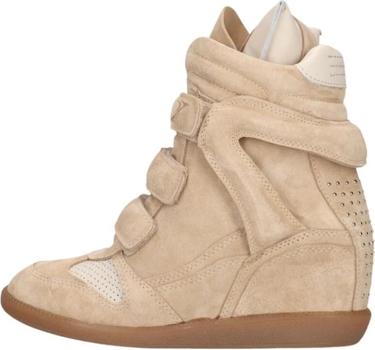 Bronx dames sneaker sleehak Jae-yy triple strap suede beige - Foto 10