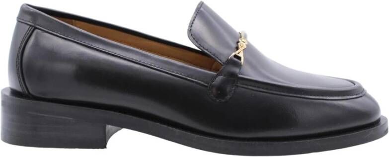Bronx Chique Mocassin Loafers voor Vrouwen Black Dames