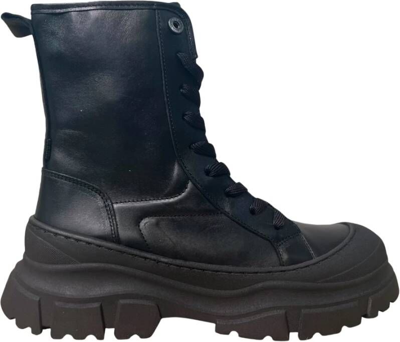 Bronx Stijlvolle veterschoenen voor dames Black Dames - Foto 2