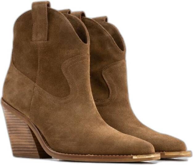 Bronx Westerse Stijl Dames Cowboy Laarzen Brown Dames - Foto 4