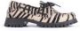 Bronx Dierenprint Lage Schoen wit zwart Multicolor Dames - Thumbnail 2