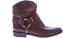 Bronx Elegante Enkellaars met Metalen Details Brown Dames - Thumbnail 12