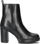 Bronx New Melanie Enkellaarsjes Enkelboots met rits Dames Zwart - Thumbnail 2