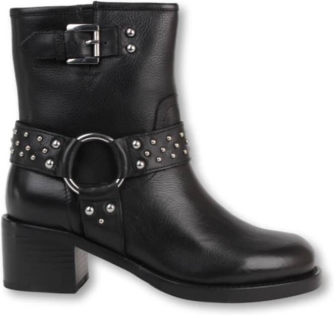 Bronx Enkellaars met vintage stijl en modern comfort Black Dames