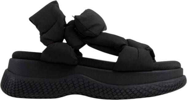 Bronx Flat Sandals Zwart Dames