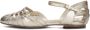 Bronx Gouden Kruisband Sandalen Yellow Dames - Thumbnail 3