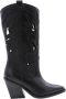 Bronx Hadia Stijlvolle Laarzen Black Dames - Thumbnail 1