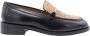 Bronx Zwarte Leren Loafers met Stijlvolle Details Black Dames - Thumbnail 17