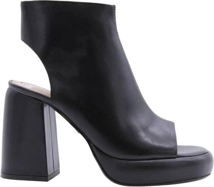 Bronx Hoge hak sandalen voor vrouwen Black Dames