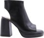 Bronx Flexibele Flatform Sandaal Zwart Black Dames - Thumbnail 46