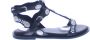 Bronx Flexibele Flatform Sandaal Zwart Black Dames - Thumbnail 24