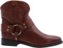 Bronx Elegante Enkellaars met Metalen Details Brown Dames - Thumbnail 3