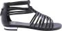 Bronx Flexibele Flatform Sandaal Zwart Black Dames - Thumbnail 39