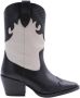 Bronx Westerse Stijl Dames Cowboy Laarzen - Thumbnail 2