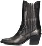 Bronx Next Low Cole Enkellaarsjes Enkelboots met rits Dames Zilver - Thumbnail 2
