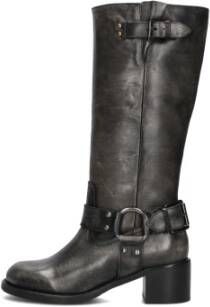 Bronx Zwarte Bikerboots New-Cameros Black Dames