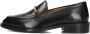 Bronx Zwarte Leren Loafers met Stijlvolle Details Black Dames - Thumbnail 31