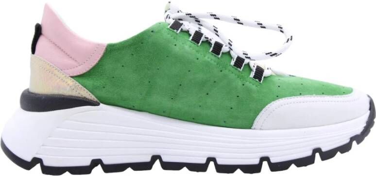 Brù Milano Stijlvolle Unhao Sneakers Green Dames