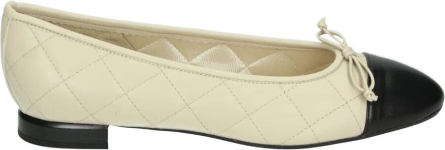 Brunate Beige Pumps met G Breedte