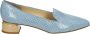 Brunate Blauw Patroon Pumps met G Breedte - Thumbnail 1
