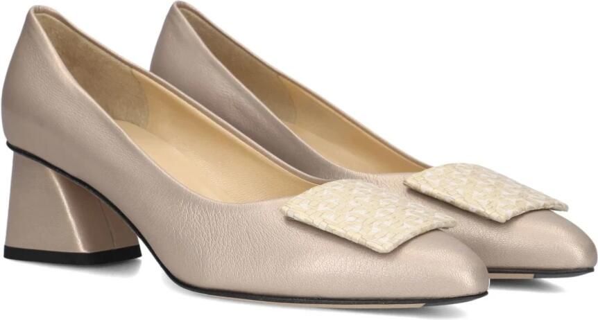 Brunate 50523 Ballerina's Dames Ballarina Schoenen Instappers Beige - Foto 3
