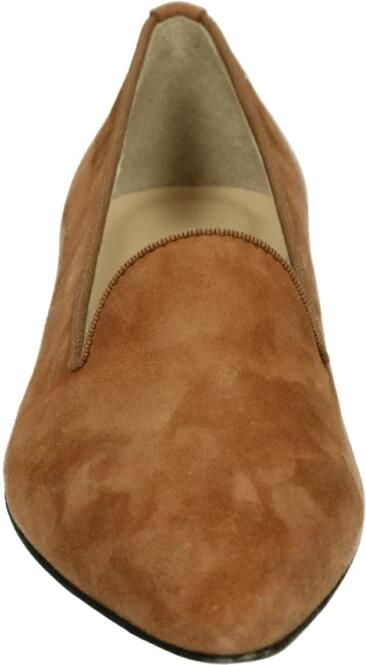 Brunate Elegante Cognac Leren Pumps